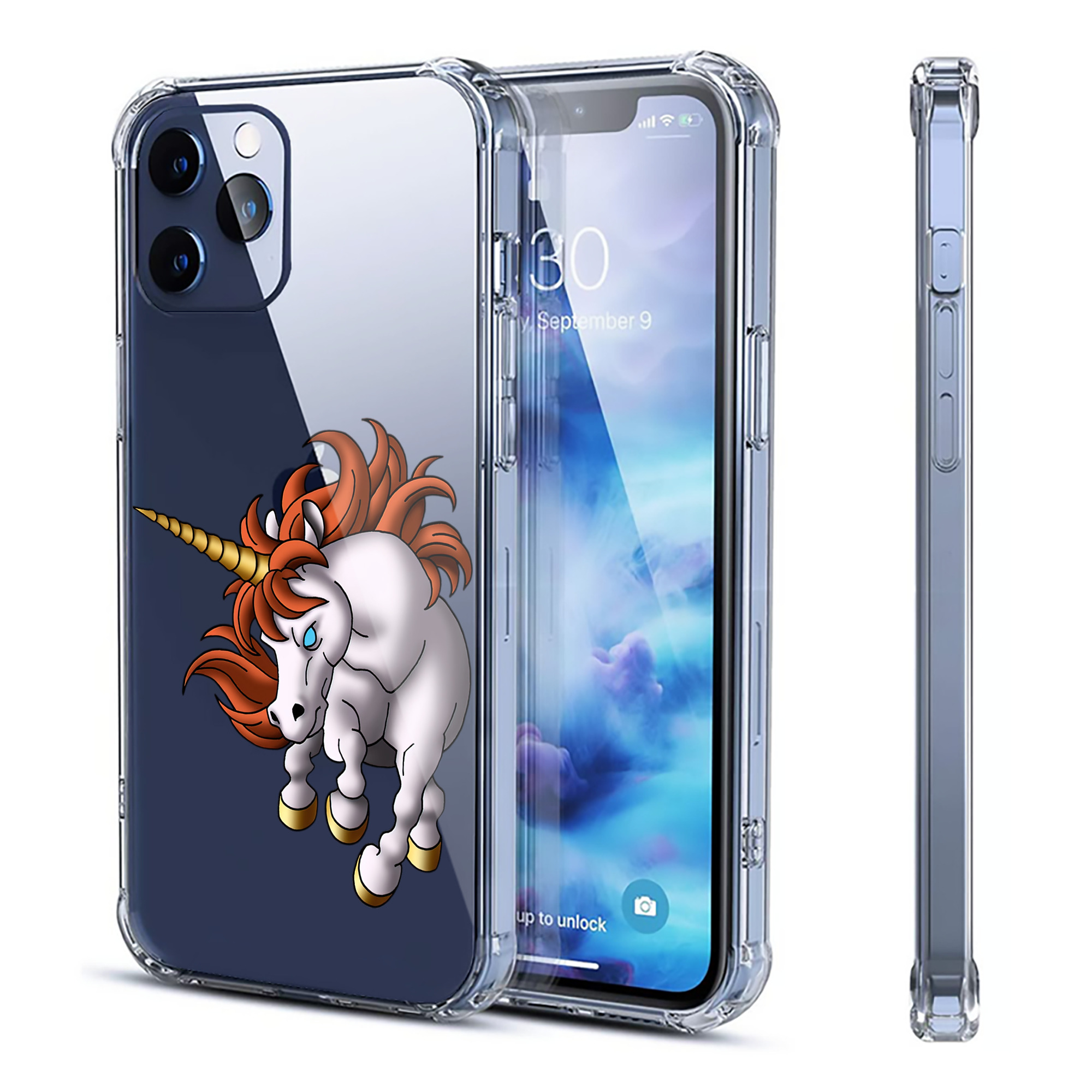 （画像用） ドラゴンクエスト Doragon Kuesuto Dragon Quest 【iPhone 12シリーズ対応】透明スマホケース（クリアソフトケース）